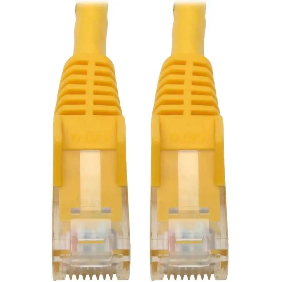 Eaton Tripp Lite Series Cat6 Gigabit Snagless Molded UTP Patch Cable - 6 Inches, Yellow by Eaton Corporation