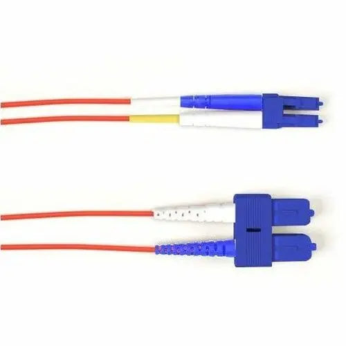 Black Box Fiber Optic Duplex Patch Network Cable FOCMRSM-001M-SCLC-RD
