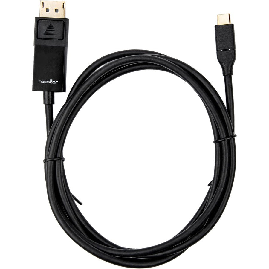 Rocstor Premium 6ft USB-C to DisplayPort Cable - 4K at 60Hz, Model Y10C167-B1
