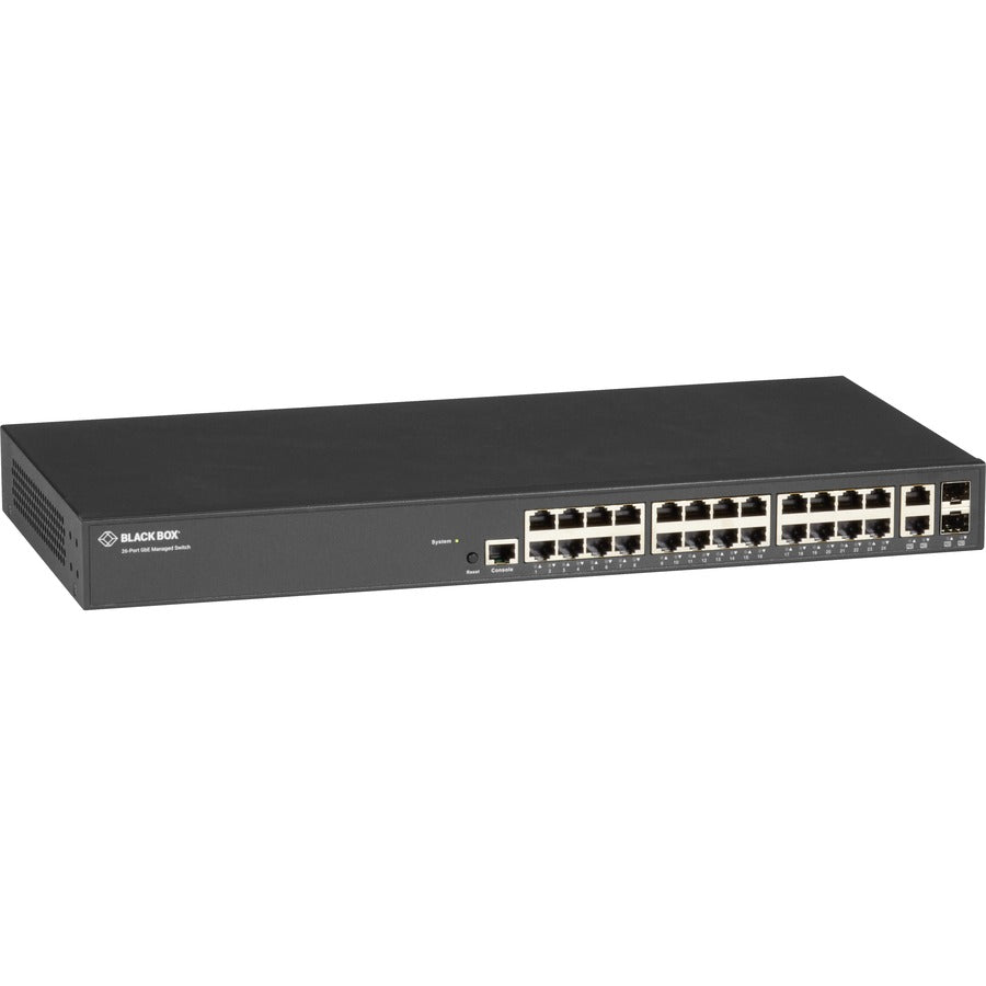 Black Box Corporation LGB1126A-R2 Gigabit Managed Ethernet Switch - 26 Ports