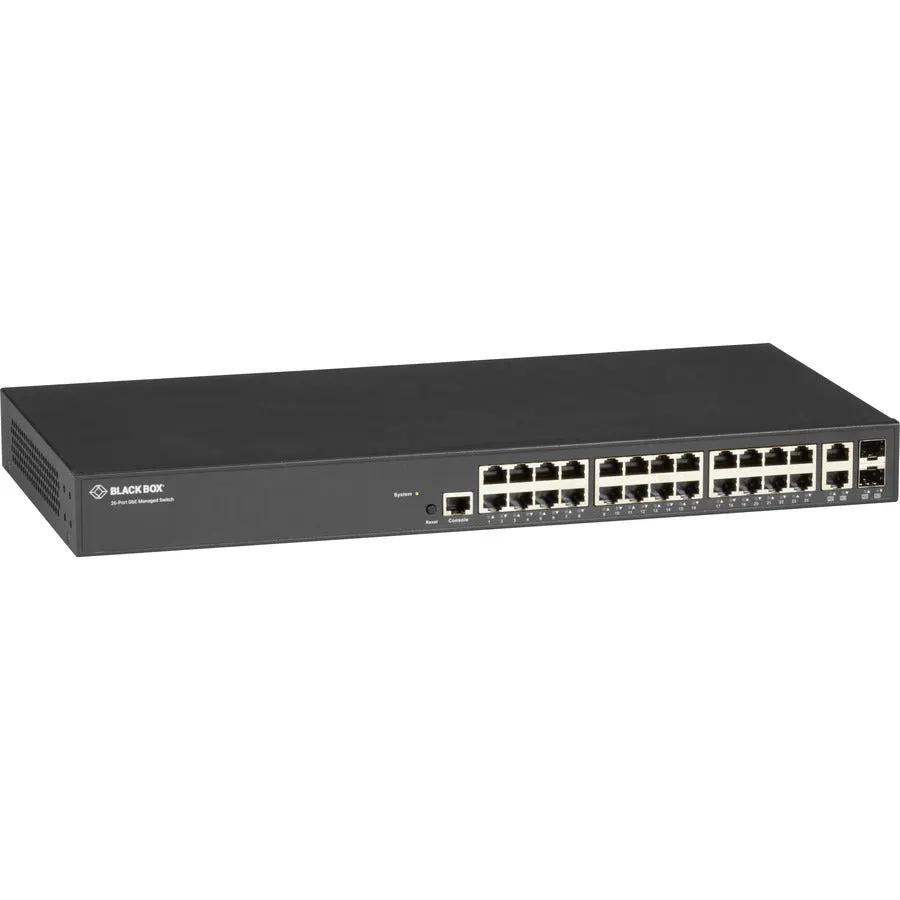 Black Box Corporation LGB1126A-R2 Gigabit Managed Ethernet Switch - 26 Ports by Black Box Corporation