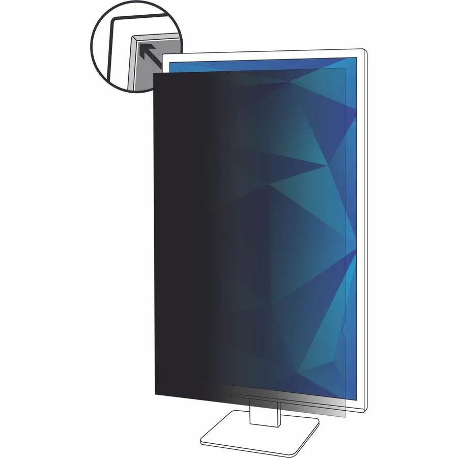 3M Privacy Filter for 21.5-inch Portrait Monitor, 16:9 - Matte Black PF215W9P