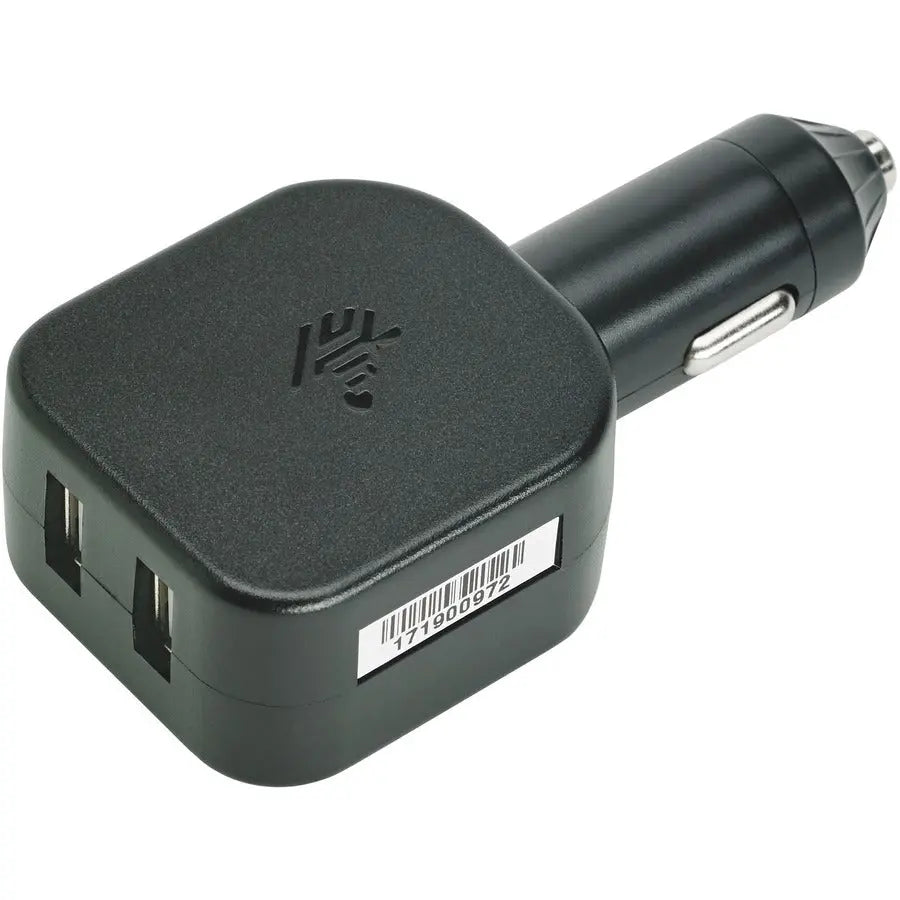 Zebra CHG-AUTO-USB1-01 Cigarette Lighter Adapter with Dual USB Ports for Zebra TC56 Series