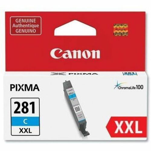 Canon CLI-281 XXL Cyan Original Ink Tank, Part Number 1980C001
