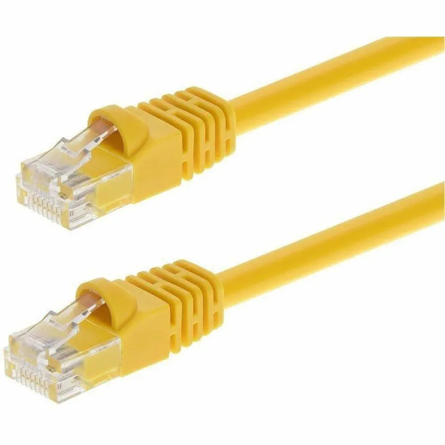 Monoprice Patch UTP Category 6 Network Cable - 25 ft Yellow Ethernet Cable for Gaming and High-Speed Data