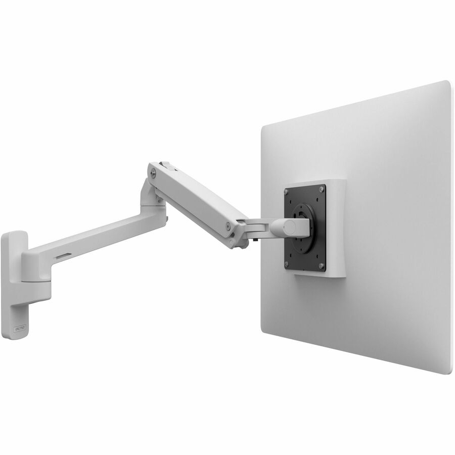 Ergotron MXV Wall Monitor Arm (White) – Adjustable VESA Mount for Secure Screen Placement