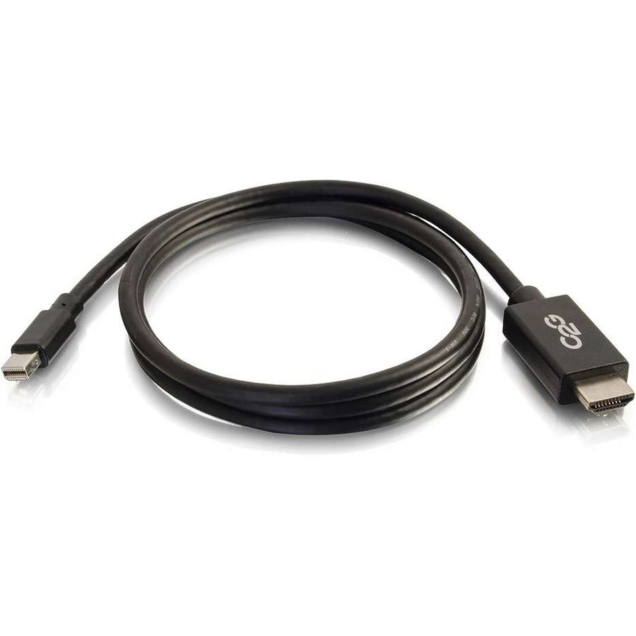 C2G 6ft Mini DisplayPort to HDMI Adapter Cable - Black - TAA Compliant