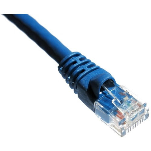 Axiom Memory Solutions 1FT Cat6A 650MHz S/FTP Shielded Patch Cable with Molded Boot (Blue)