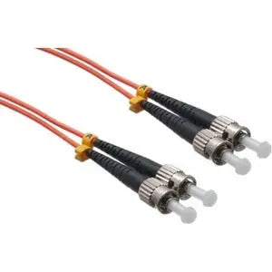 Axiom ST/ST Multimode Duplex OM1 62.5/125 Fiber Optic Cable, 15 Meters - TAA Compliant