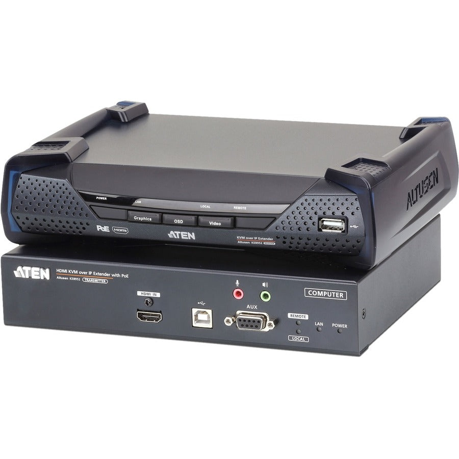 ATEN KE8952T 4K HDMI KVM over IP Transmitter with Power over Ethernet (PoE)