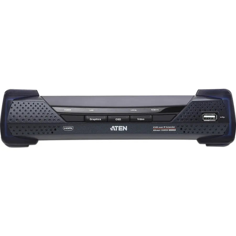 ATEN KE8950R 4K HDMI KVM over IP Receiver – Ultra HD Video, Secure Remote Access