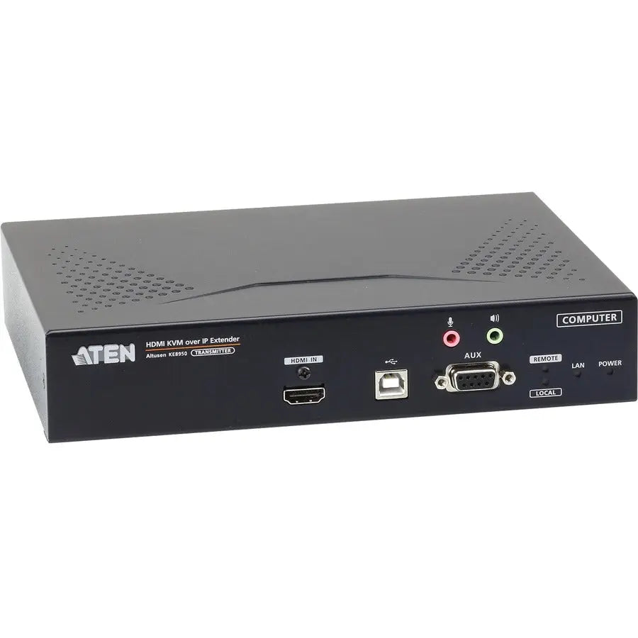 ATEN KE8950T 4K HDMI KVM over IP Transmitter - Single Display, Rack-Mountable