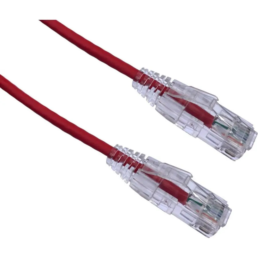 Axiom Memory Solutions 25ft CAT6 BENDnFLEX Ultra-Thin Snagless Patch Cable - Red