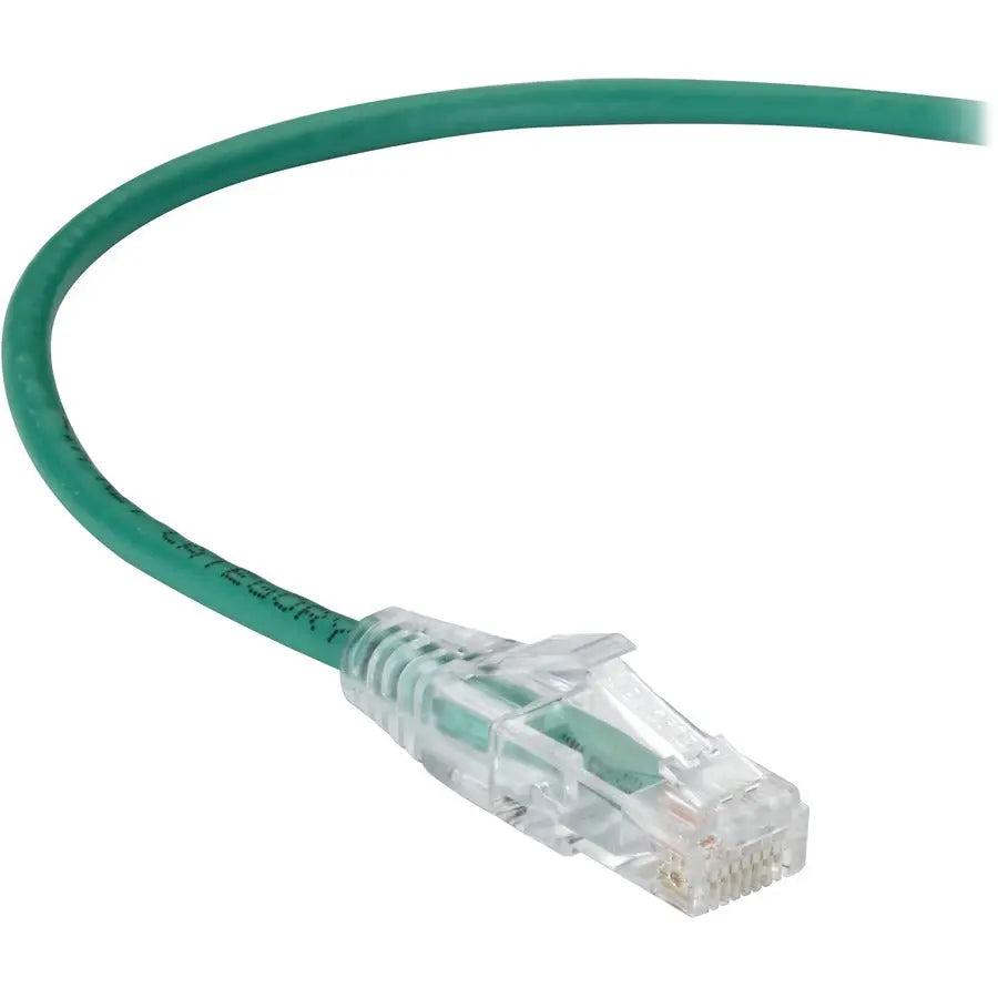 Black Box Slim-Net Cat 6a UTP Patch Network Cable – 28-AWG Low-Profile Ethernet Cable for High-Density Data Centers