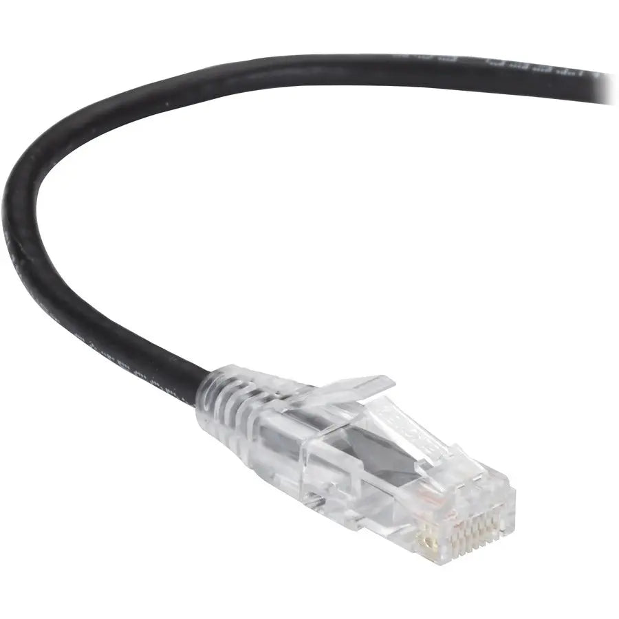 Black Box Slim-Net Cat6a UTP Patch Network Cable - 28-AWG Low-Profile Ethernet Cable