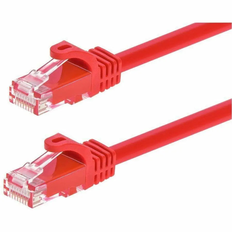 Monoprice Patch UTP Category 6 Network Cable with Flexboot, Red (Part 11275)