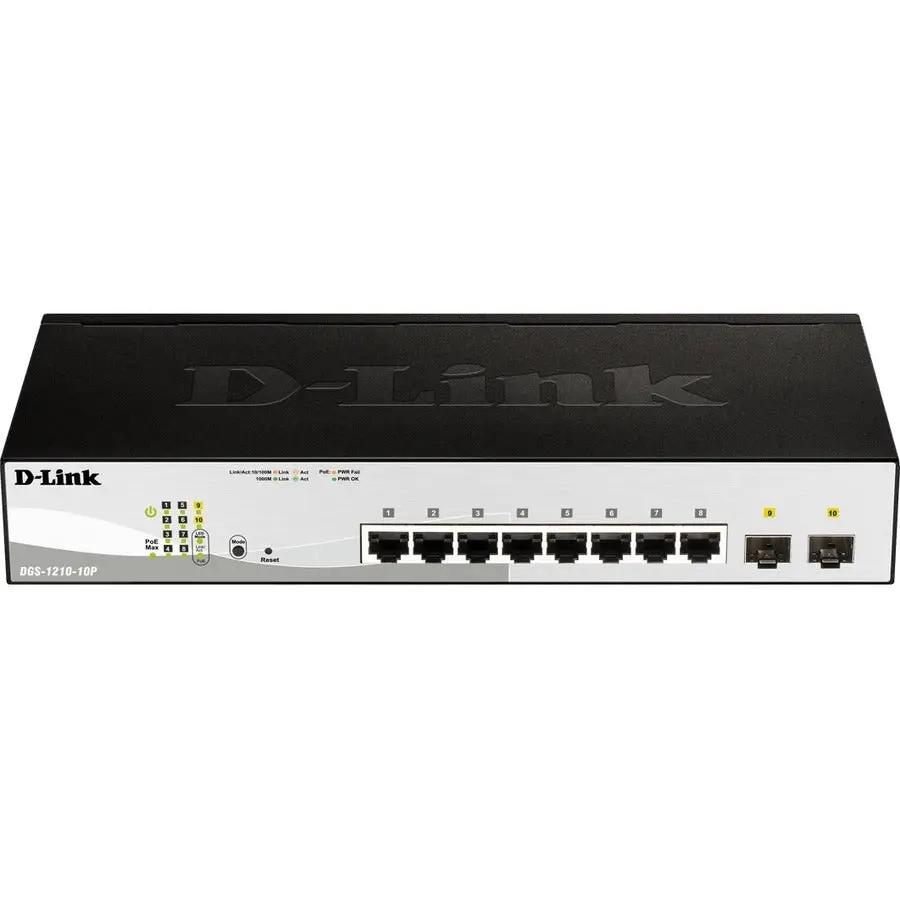 D-Link DGS-1210-10MP Ethernet Switch – Smart Managed Gigabit Network Switch with PoE and Advanced Layer 2 Features by D-Link Systems, Inc