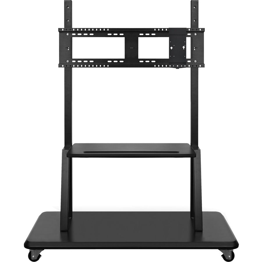 ViewSonic VB-STND-001 Mobile Display Stand for 55-86 Inch Screens with VESA Compatibility and Storage Tray