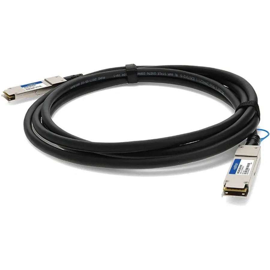 AddOn Dell DAC-Q28-100G-5M Compatible 100GBase-CU QSFP28 to QSFP28 Passive Copper Direct Attach Cable, 5 Meters