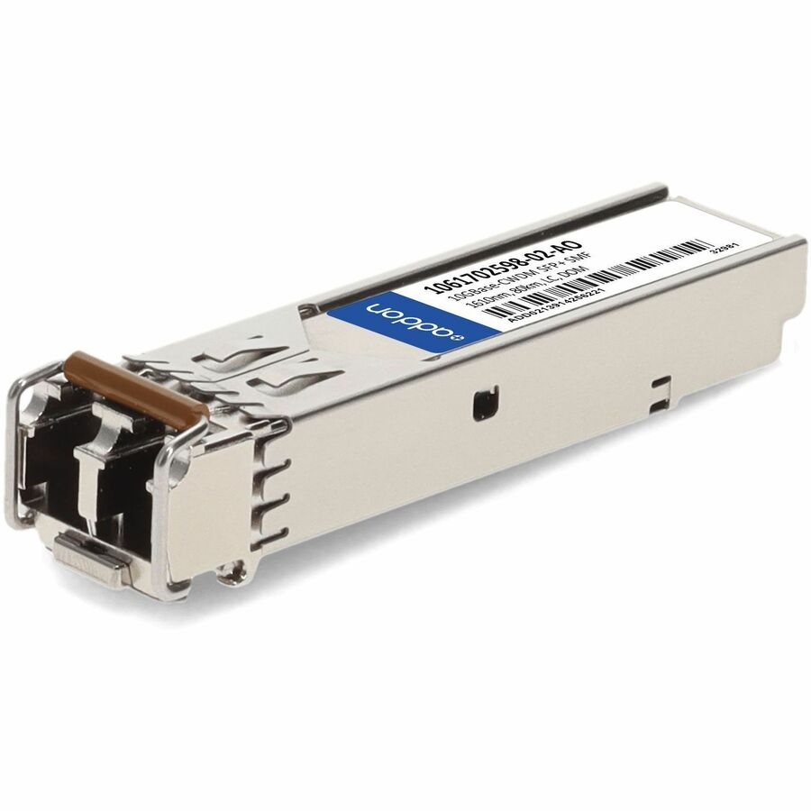 AddOn ADVA® 1061702598-02 Compatible 10GBase-CWDM SFP+ Transceiver (SMF, 1610nm, 80km, LC, DOM)