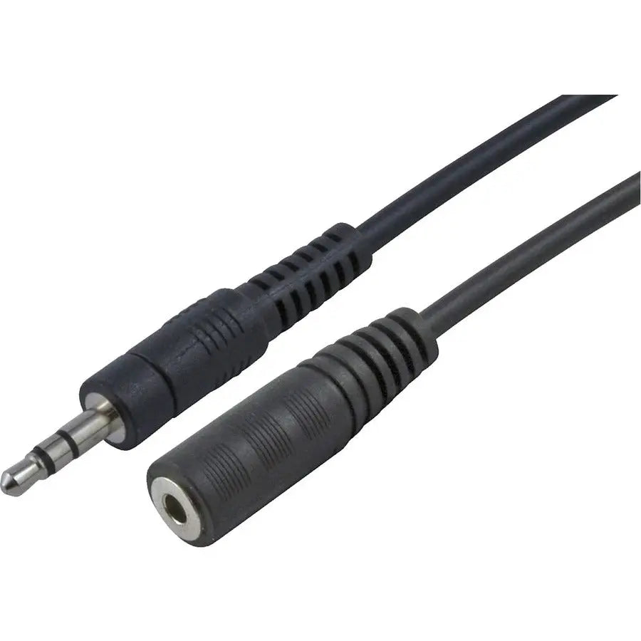 4XEM 6ft 3.5mm Stereo Mini Jack Male to Female Audio Extension Cable - Model 4X35MF6