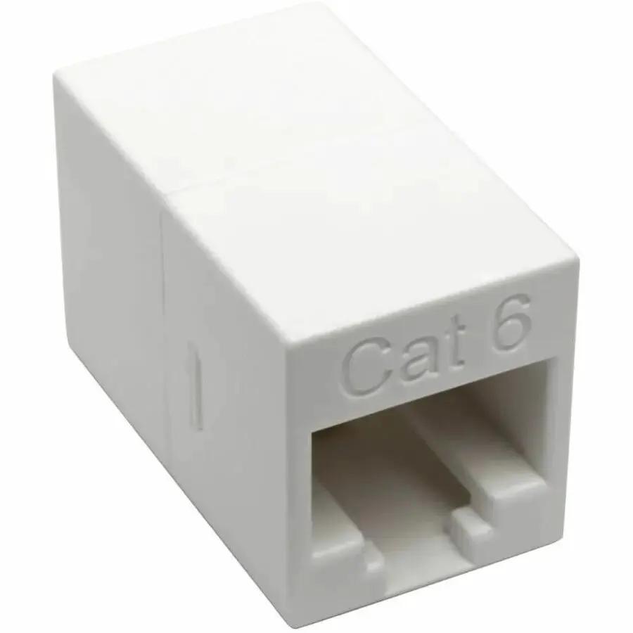 Eaton Tripp Lite Series Cat6 Straight-Through Modular Compact In-Line Coupler (RJ45 F/F), White by Eaton Corporation