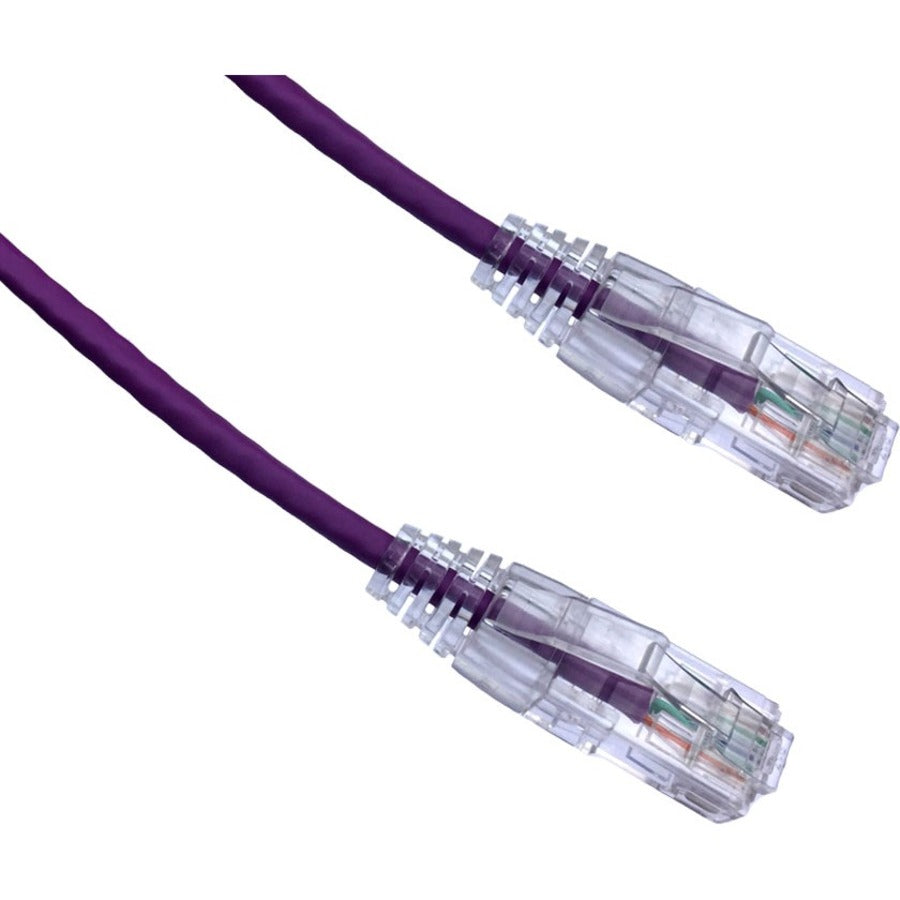 Axiom Memory Solutions 4FT CAT6A BENDnFLEX Ultra-Thin Snagless Patch Cable - Purple, 650MHz
