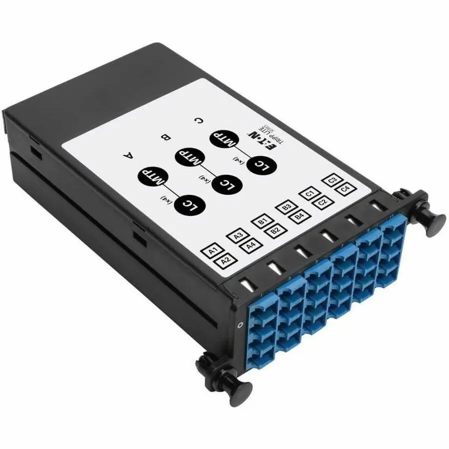 Eaton Tripp Lite Series N482-3M8L12S Singlemode Fiber Optic 40/100 Gb to 10 Gb Breakout Cassette