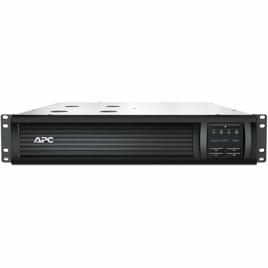 APC Smart-UPS, Line Interactive, 1500VA, Rackmount 2U, 120V, 6x NEMA 5-15R outlets, SmartConnect Port+SmartSlot, AVR, LCD