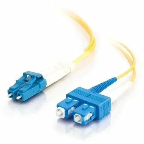 C2G 1m LC-SC 9/125 Duplex Single-Mode OS2 Fiber Optic Cable - Yellow, 3 Feet by Legrand Group
