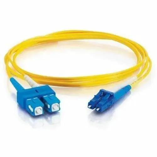 C2G 2m LC to SC 9/125 Duplex Single-Mode OS2 Fiber Optic Cable - Yellow by Legrand Group