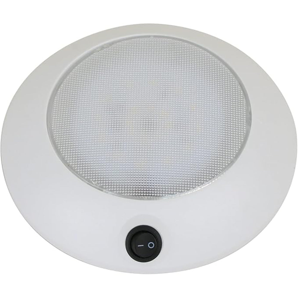 Scandvik 5.5-inch Dome Light with Switch - 12V LED Ceiling Light