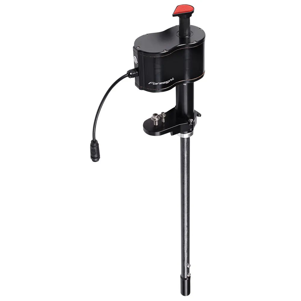 FORESIGHT Forward-Facing Motorized Sonar Mount with Wireless Foot Pedal for Trolling Motors