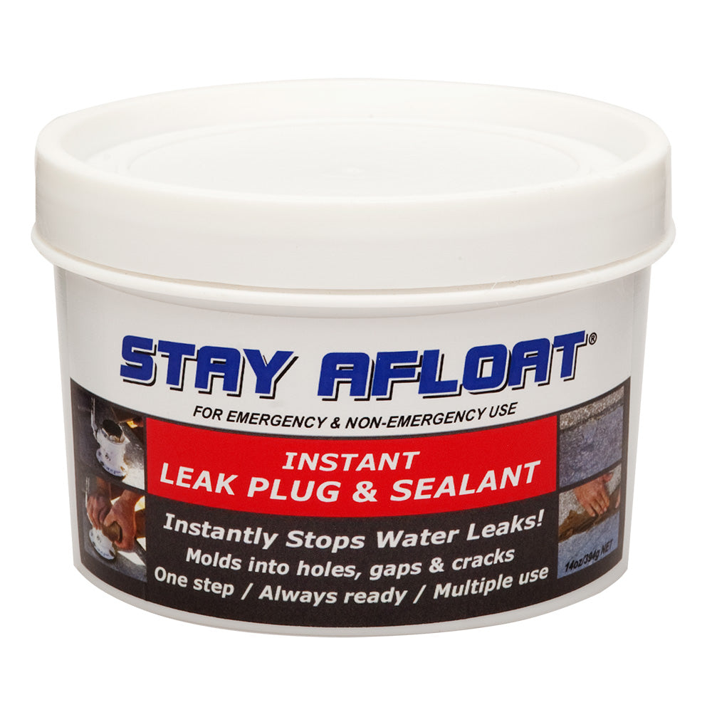 Stay Afloat Marine Instant Leak Plug & Sealant 14oz – Waterproof Leak Stopper and Sealant