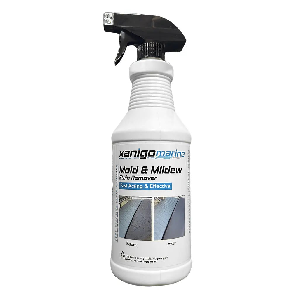Xanigo Marine Mold & Mildew Stain Remover - 32oz | Effective Marine Surface Cleaner