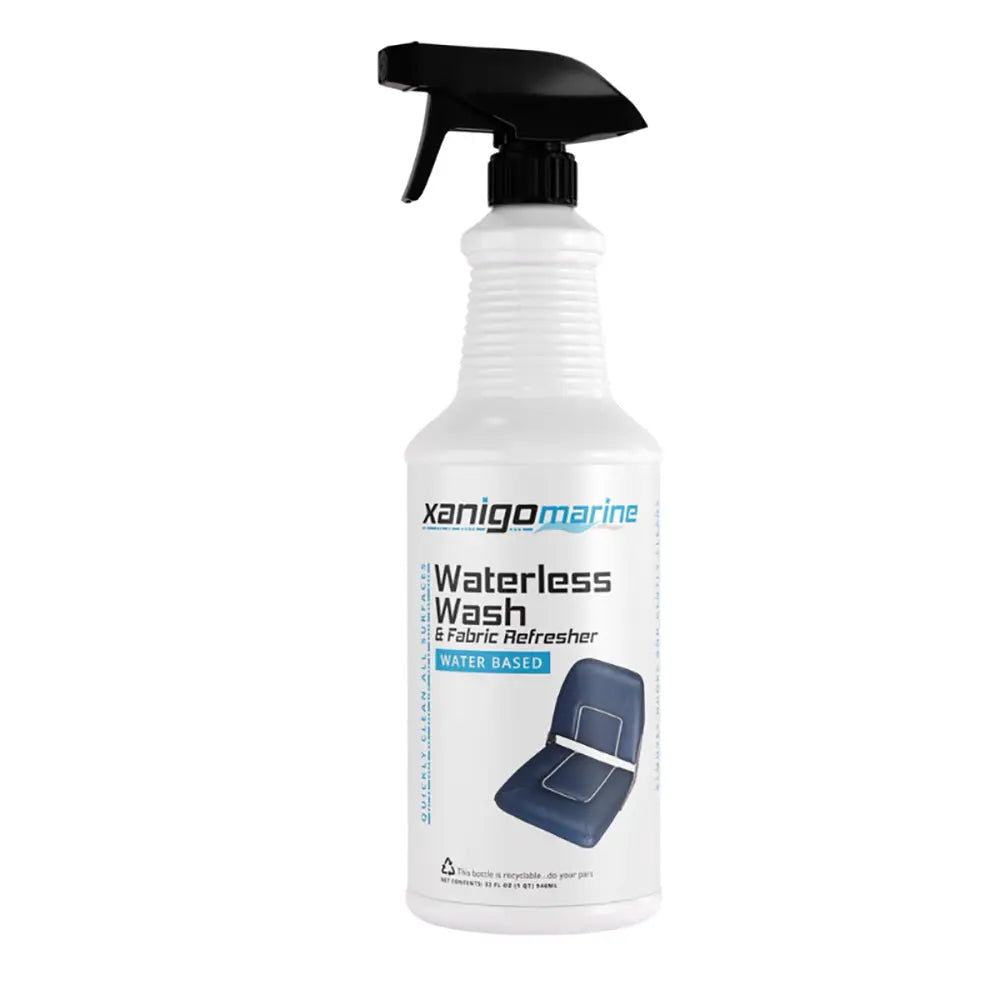 Xanigo Marine Waterless Wash & Fabric Refresher 1 Quart - Mold and Mildew Prevention for Boats