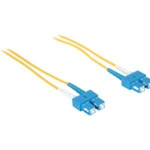 C2G 5m SC-SC 9/125 Duplex Single-Mode OS2 Fiber Optic Cable - Yellow