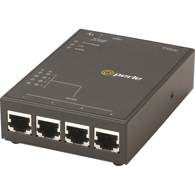 Perle IOLAN SDS4T GR Secure Device Server - Industrial Temperature Serial to Ethernet Gateway