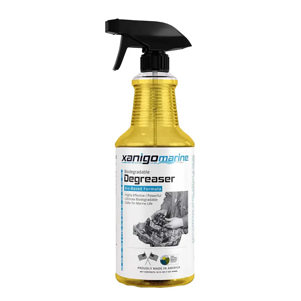Xanigo Marine Biodegradable Degreaser 32oz - Eco-Friendly Heavy-Duty Cleaner for Marine Equipment