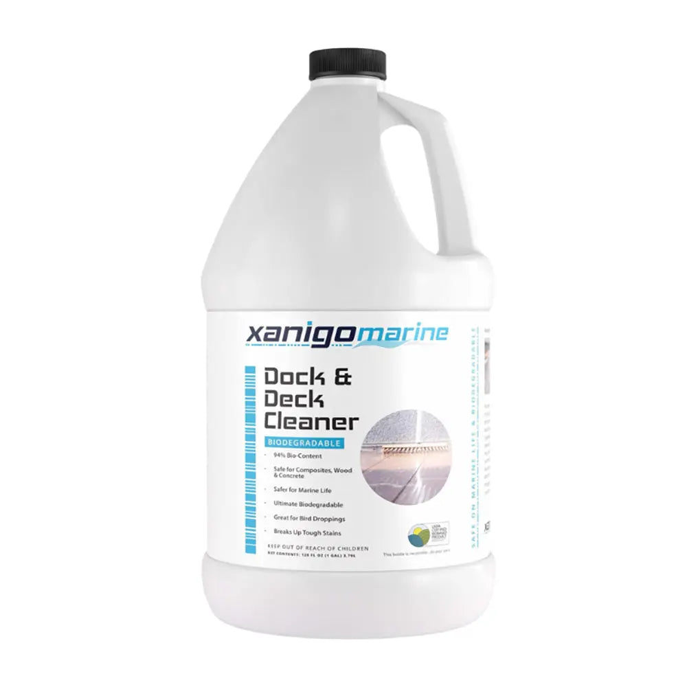 Xanigo Marine Dock & Deck Cleaner - 1 Gallon for Marine Surfaces