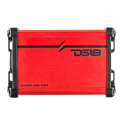 DS18 MP.4A Full-Range 4 Channel Class D Marine Amplifier - 4 x 40W RMS, Waterproof and Durable