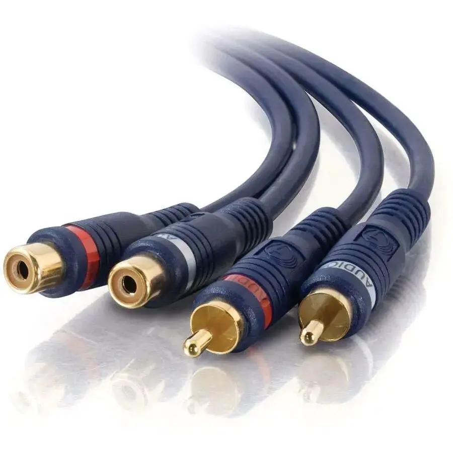 C2G 25ft Velocity RCA Stereo Audio Extension Cable - Impact Acoustics by Legrand Group
