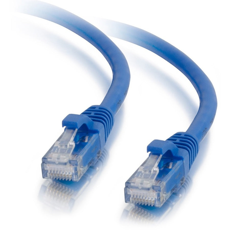 Legrand Group C2G 1ft Cat5e Ethernet Patch Cable - Blue, Snagless Unshielded Network Cable