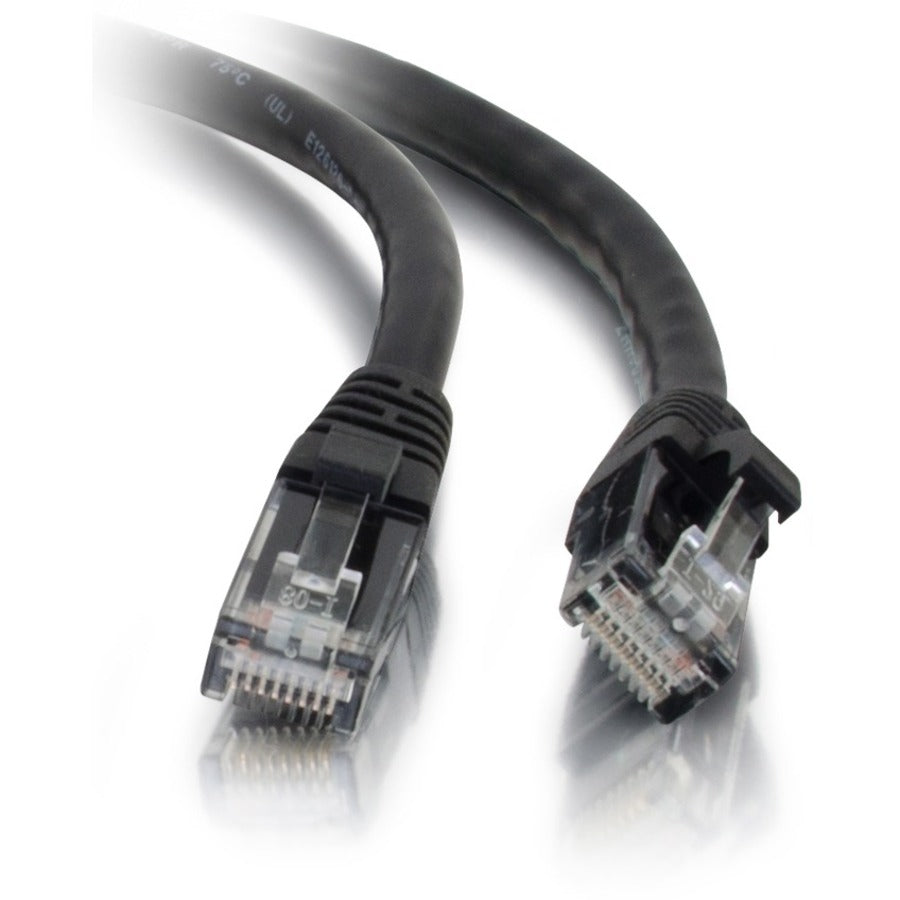 Legrand Group C2G 1ft Cat5e Ethernet Cable - Snagless Unshielded (UTP) - Black