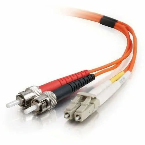C2G 2m LC-ST 62.5/125 OM1 Duplex Multimode Orange Fiber Optic Cable - Legrand Group Part 33164