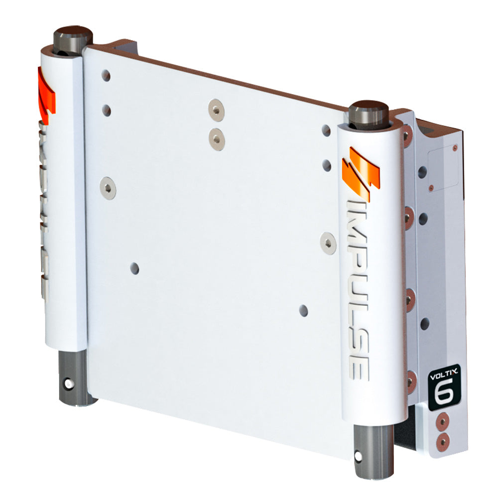 Impulse XL 6-Inch Set Back Electric Jack Plate with Standard Control - White Cerakote by Impulse Part Number 75053-W