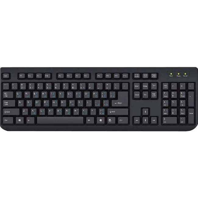 Ergoguys AEKEY Arabic and English Bilingual Keyboard - Black