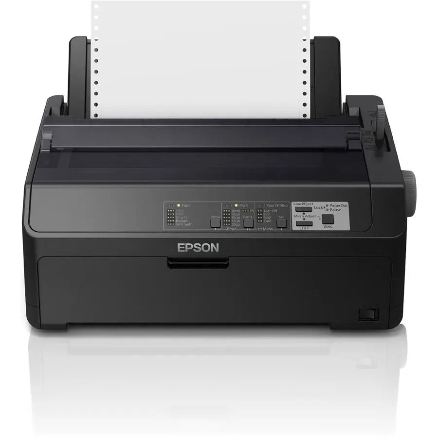 Epson FX-890II Impact Dot Matrix Printer - Reliable 9-Pin Printing for Demanding Environments