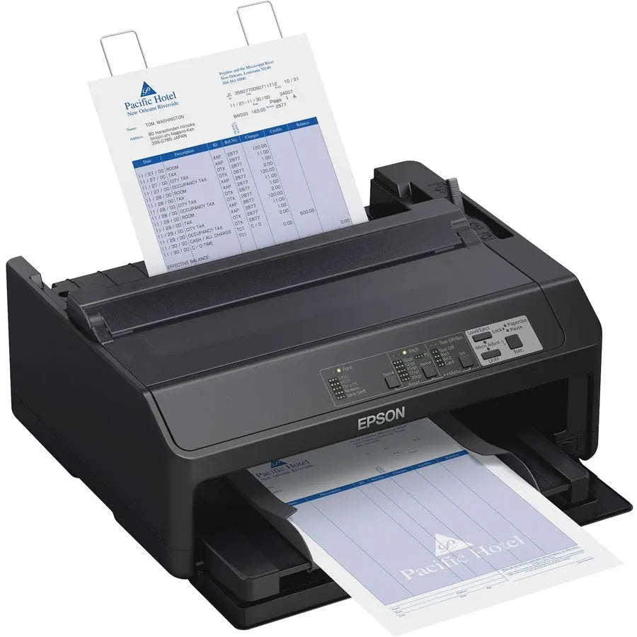 Epson FX-890II 9-Pin Dot Matrix Printer - Monochrome Impact Printer with Ethernet and Advanced Paper Handling