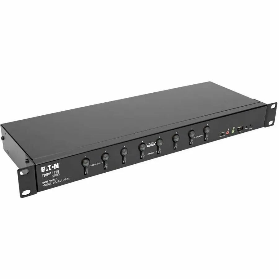 Eaton B024-DUA8-SL Tripp Lite Series 8-Port DVI/USB KVM Switch with Audio and Cascading Support